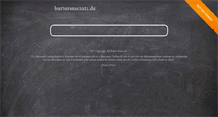 Desktop Screenshot of barbarenschatz.de